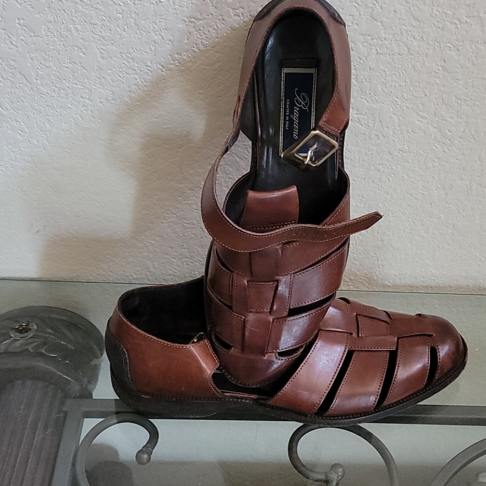 Bragano Cole Haan Mens Leather Sandals